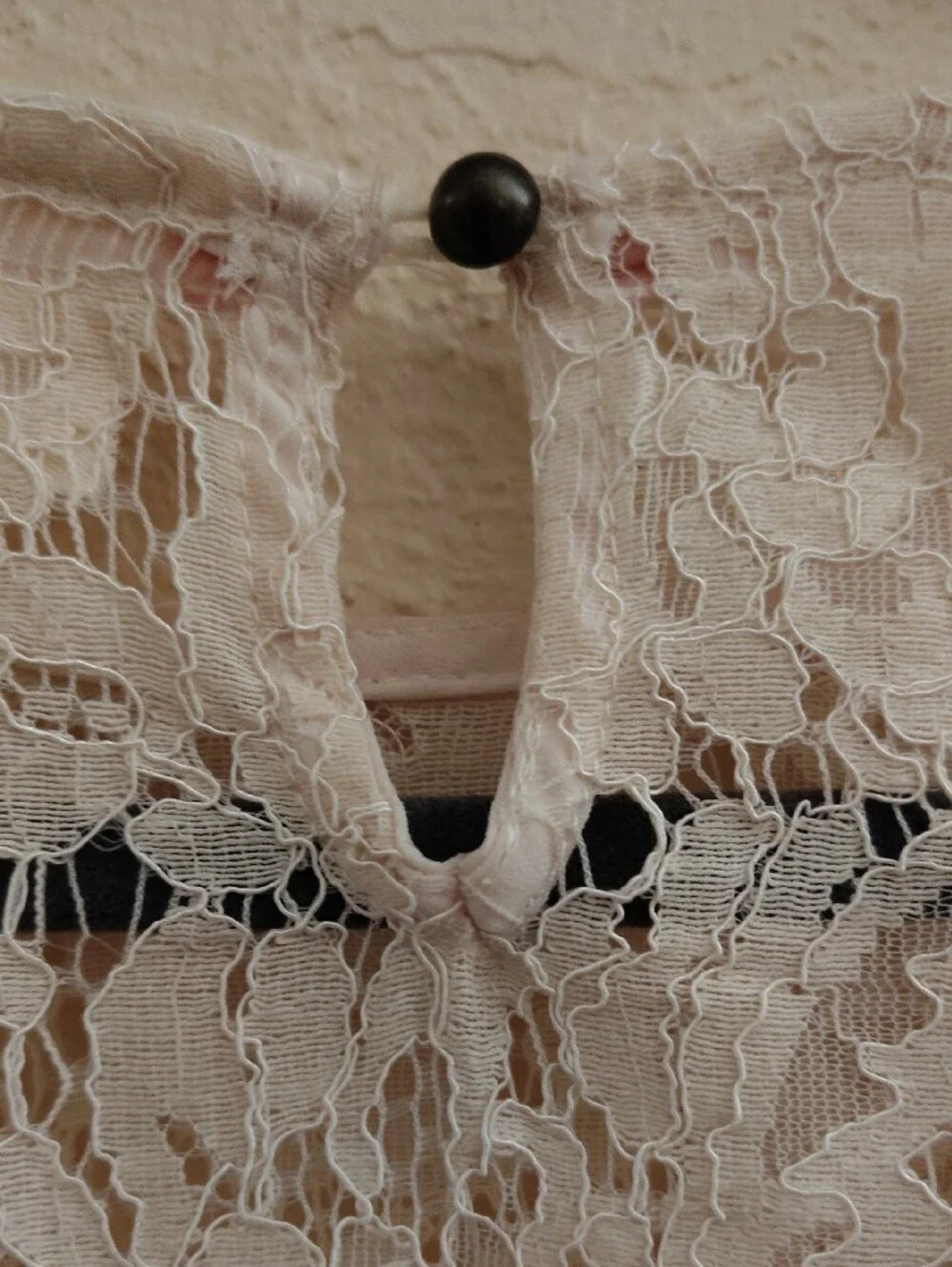 Altar'd State Cream Lace Bell Sleeve Blouse Size M